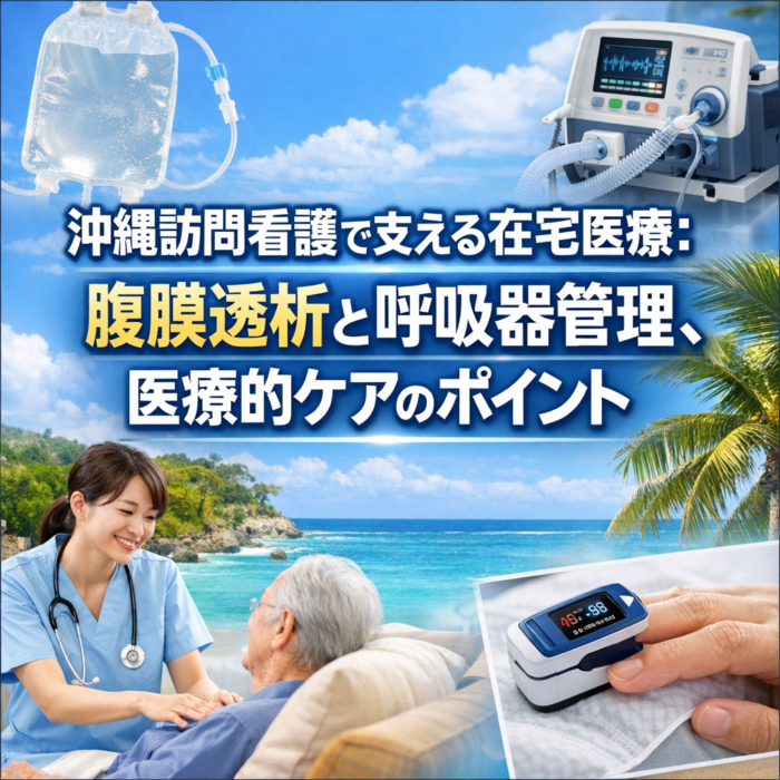 沖縄訪問看護で支える在宅医療：腹膜透析と呼吸器管理、医療的ケアのポイント